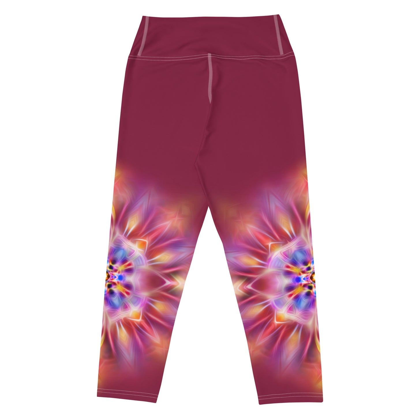 Legging de Yoga Court - Force + courage