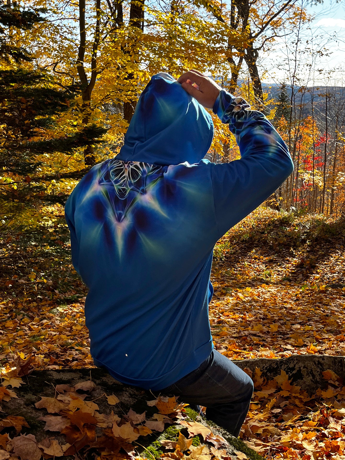 Sweat à Capuche Unisexe - Halo cristallin