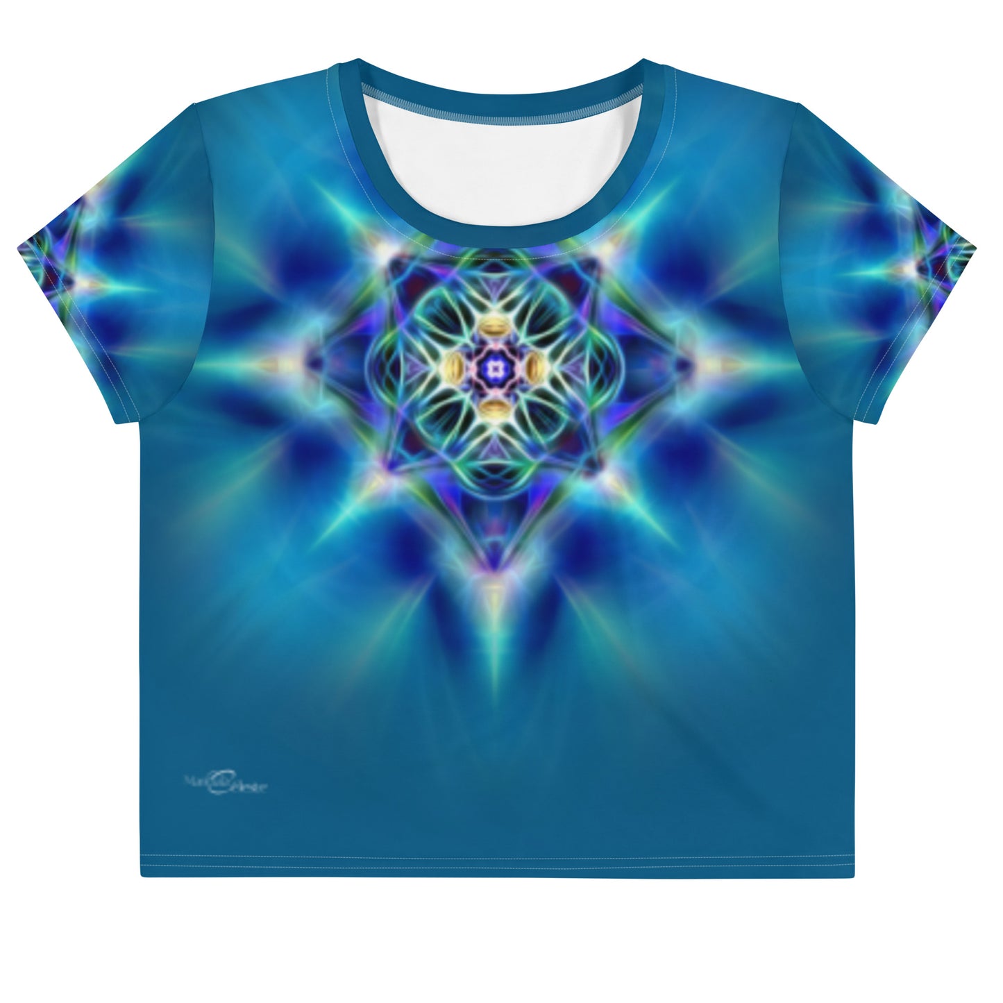 Crop-Top T-shirt - Crystalline Halo