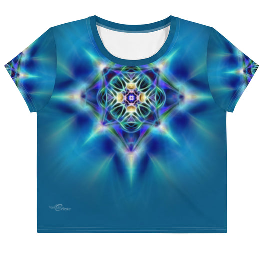 T-shirt Crop-Top - Halo cristallin