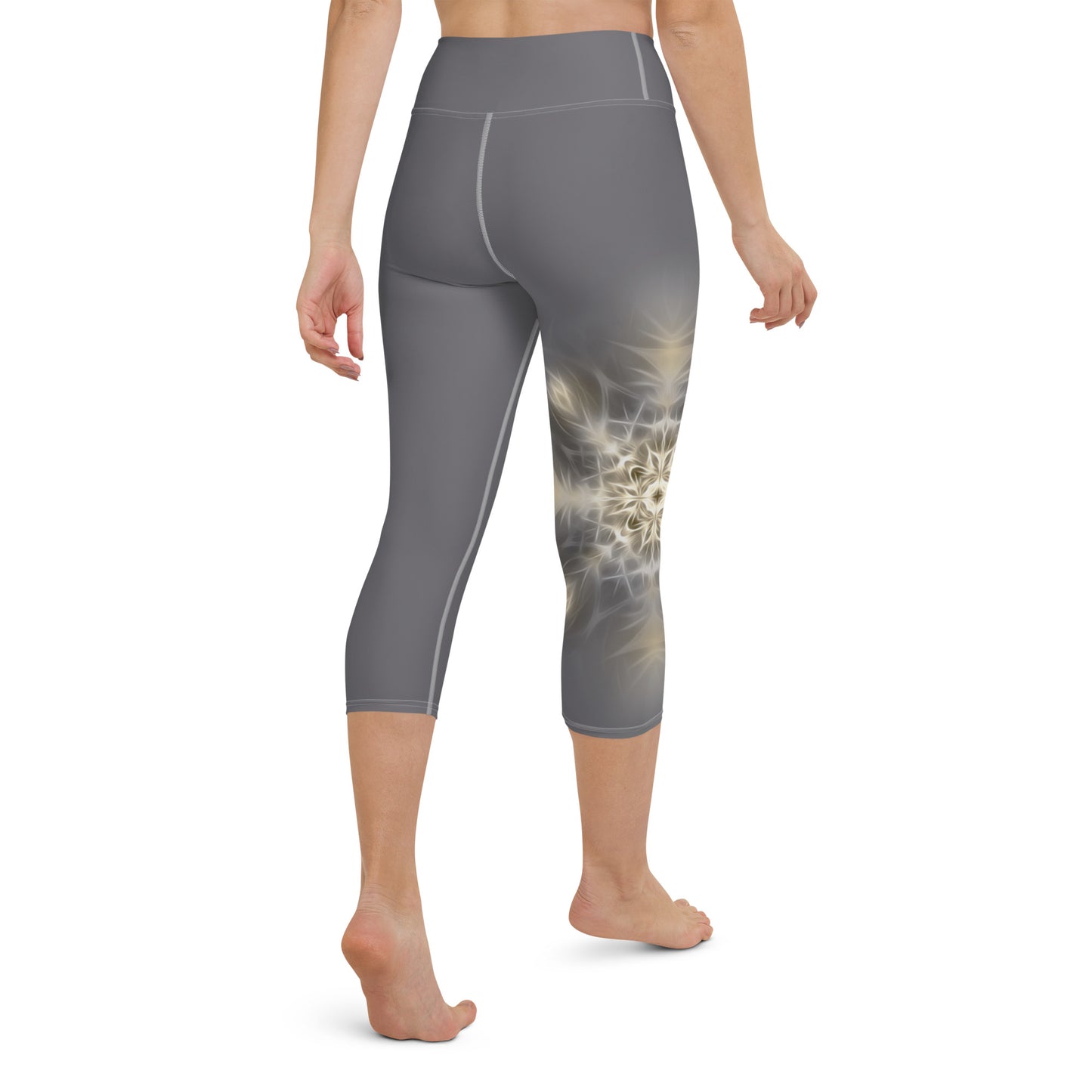 Short Yoga Leggings - The Best of Me - Silver