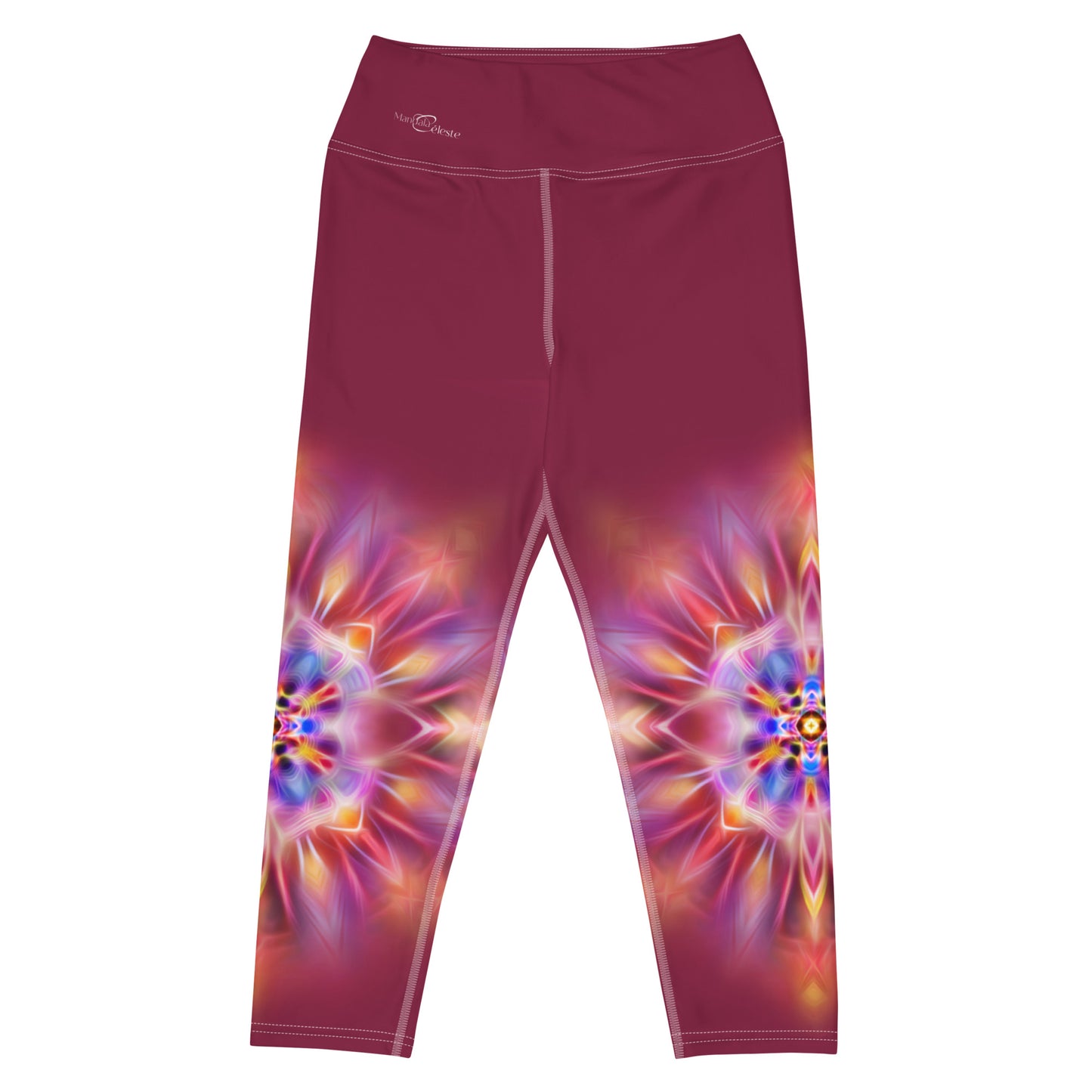 Legging de Yoga Court - Force + courage