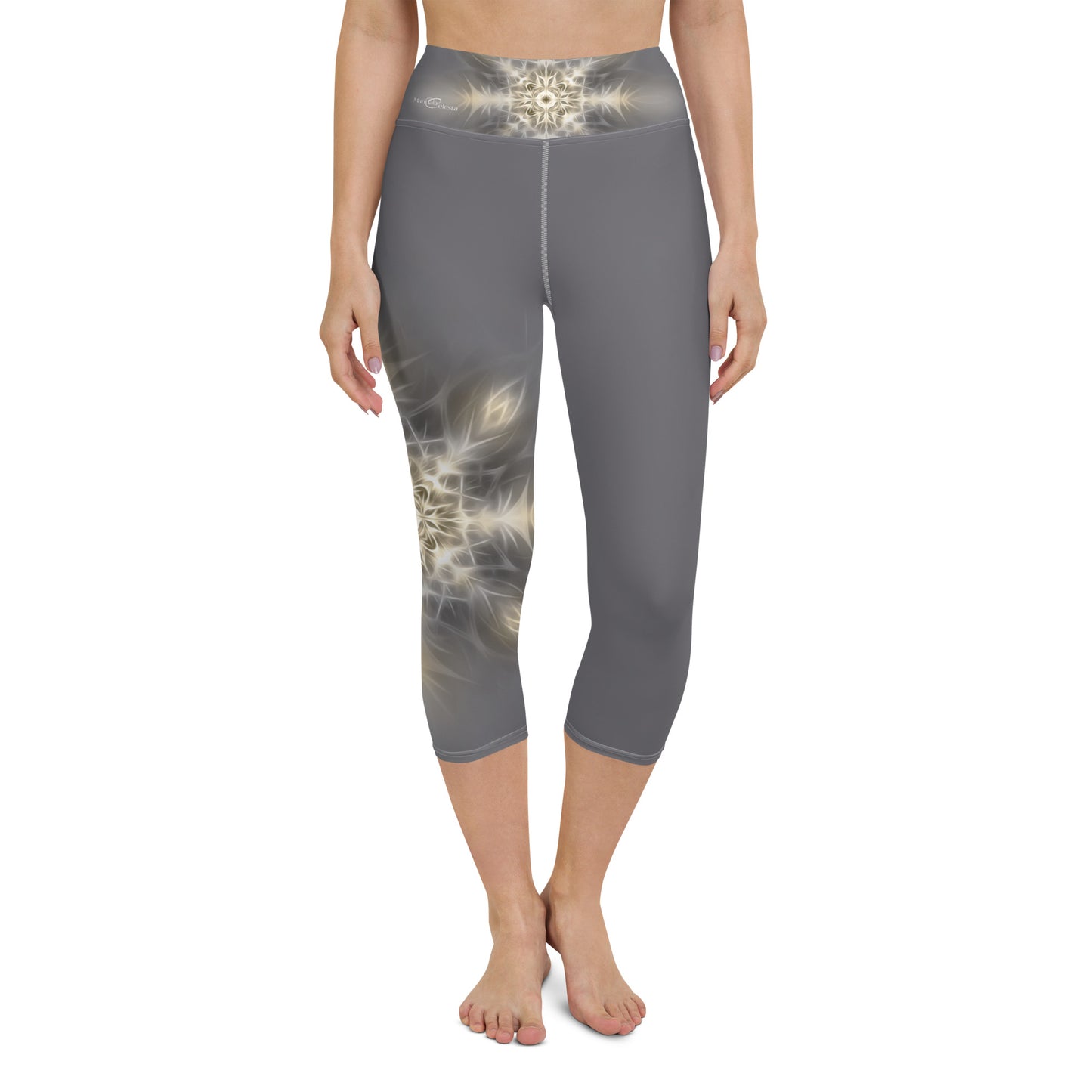 Short Yoga Leggings - The Best of Me - Silver